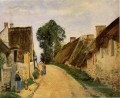 rue du village auvers sur oise 1873 Camille Pissarro